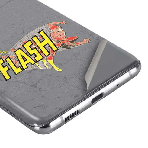 DC Comics The Flash Vintage Action Running Pose Galaxy S20 Ultra 5G Skin